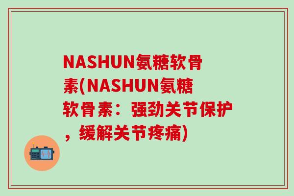 NASHUN氨糖软骨素(NASHUN氨糖软骨素：强劲关节保护，缓解关节疼痛)
