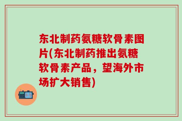东北制药氨糖软骨素图片(东北制药推出氨糖软骨素产品，望海外市场扩大销售)