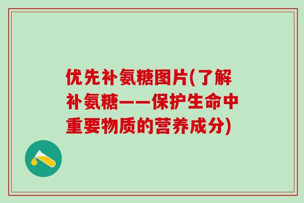 优先补氨糖图片(了解补氨糖——保护生命中重要物质的营养成分)