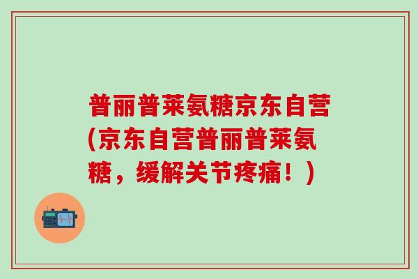 普丽普莱氨糖京东自营(京东自营普丽普莱氨糖，缓解关节疼痛！)