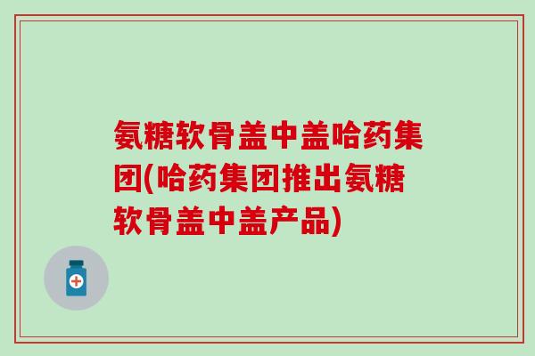 氨糖软骨盖中盖哈药集团(哈药集团推出氨糖软骨盖中盖产品)
