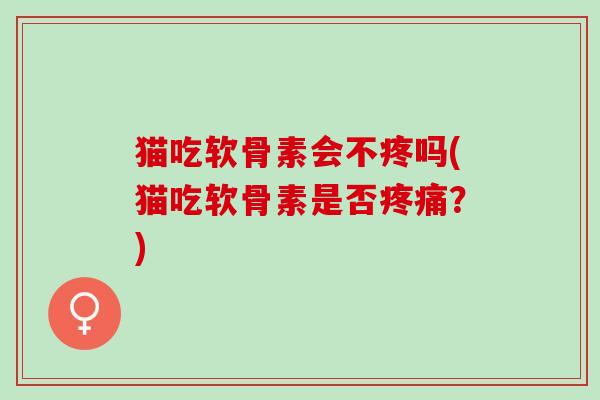 猫吃软骨素会不疼吗(猫吃软骨素是否疼痛？)
