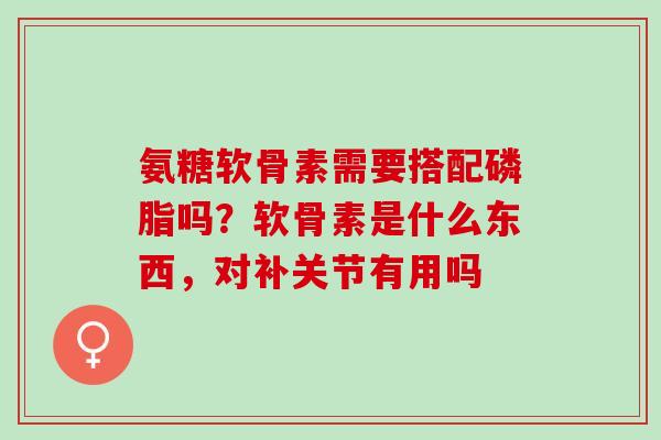 氨糖软骨素需要搭配磷脂吗？软骨素是什么东西，对补关节有用吗