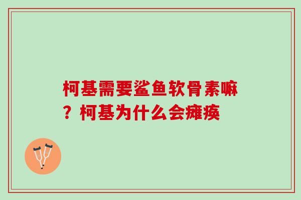 柯基需要鲨鱼软骨素嘛？柯基为什么会瘫痪