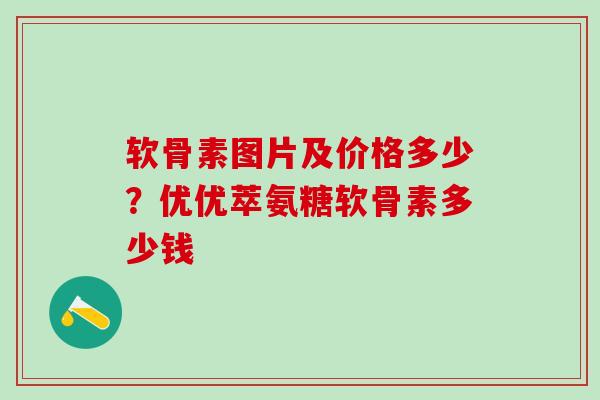 软骨素图片及价格多少？优优萃氨糖软骨素多少钱