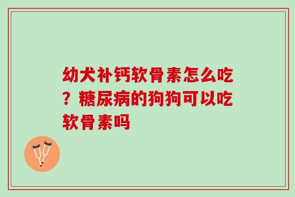 幼犬补钙软骨素怎么吃？糖尿病的狗狗可以吃软骨素吗