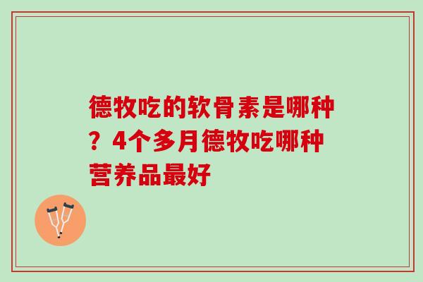 德牧吃的软骨素是哪种？4个多月德牧吃哪种营养品最好