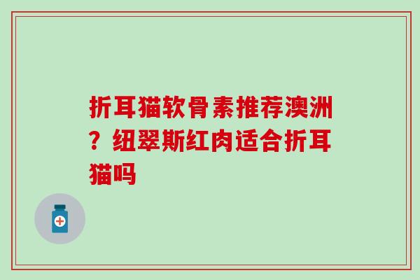 折耳猫软骨素推荐澳洲？纽翠斯红肉适合折耳猫吗