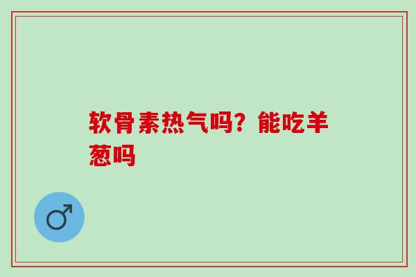 软骨素热气吗？能吃羊葱吗