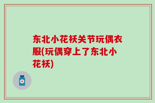 东北小花袄关节玩偶衣服(玩偶穿上了东北小花袄)