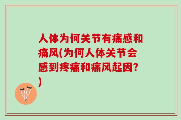 人体为何关节有痛感和痛风(为何人体关节会感到疼痛和痛风起因？)