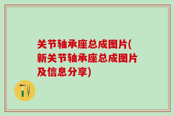关节轴承座总成图片(新关节轴承座总成图片及信息分享)