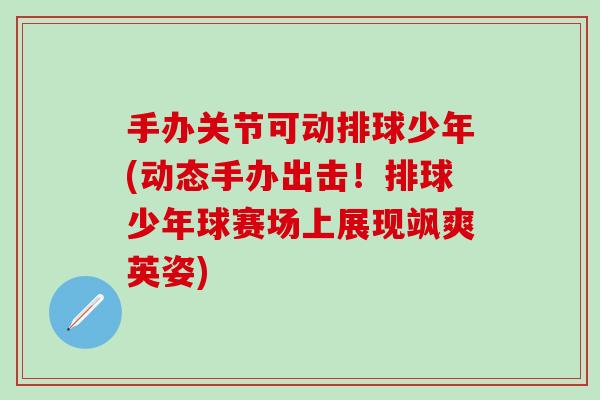 手办关节可动排球少年(动态手办出击!排球少年球赛场上展现飒爽英姿) 手办关节可动排球少年(动态手办出击!排球少年球赛场上展现飒爽英姿)