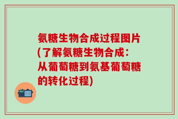氨糖生物合成过程图片(了解氨糖生物合成：从葡萄糖到氨基葡萄糖的转化过程)