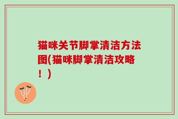猫咪关节脚掌清洁方法图(猫咪脚掌清洁攻略！)