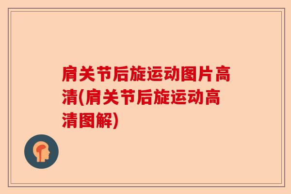 肩关节后旋运动图片高清(肩关节后旋运动高清图解)