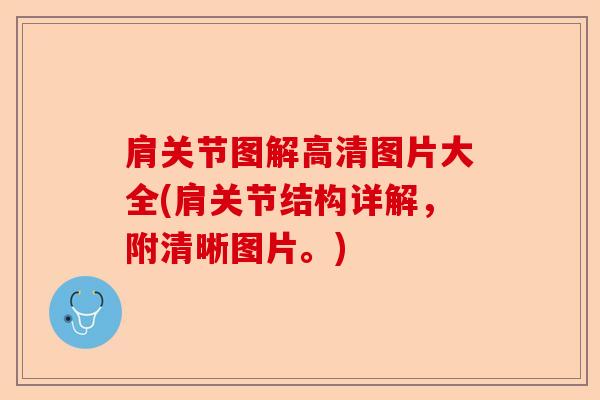 肩关节图解高清图片大全(肩关节结构详解，附清晰图片。)