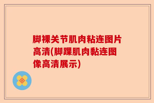 脚裸关节肌肉粘连图片高清(脚踝肌肉黏连图像高清展示)