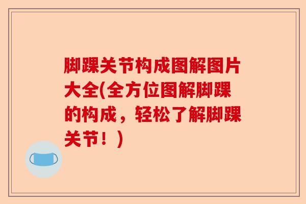 脚踝关节构成图解图片大全(全方位图解脚踝的构成，轻松了解脚踝关节！)