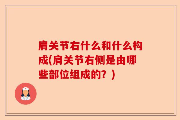 肩关节右什么和什么构成(肩关节右侧是由哪些部位组成的？)