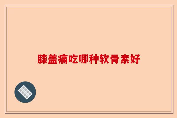 膝盖痛吃哪种软骨素好